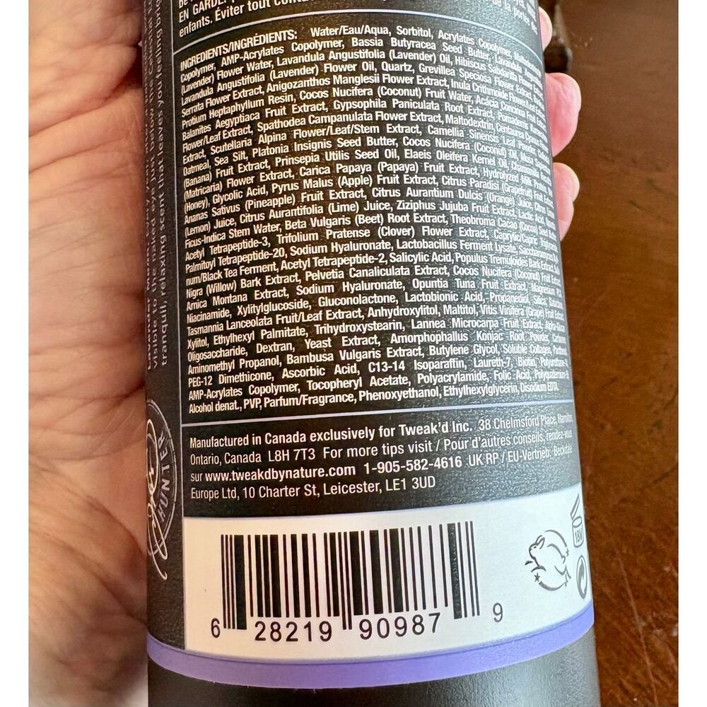 TWEAK'D BY NATURE NWT/LavenderMoon XL Chiuri Hydrate Limitless Supercrème Styler - Picture 5 of 12